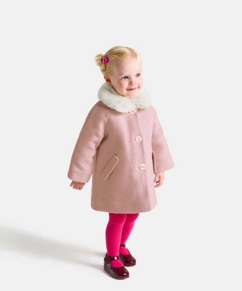 jacadi（ジャカディ） テーラードジャケット アウター フェイクファー