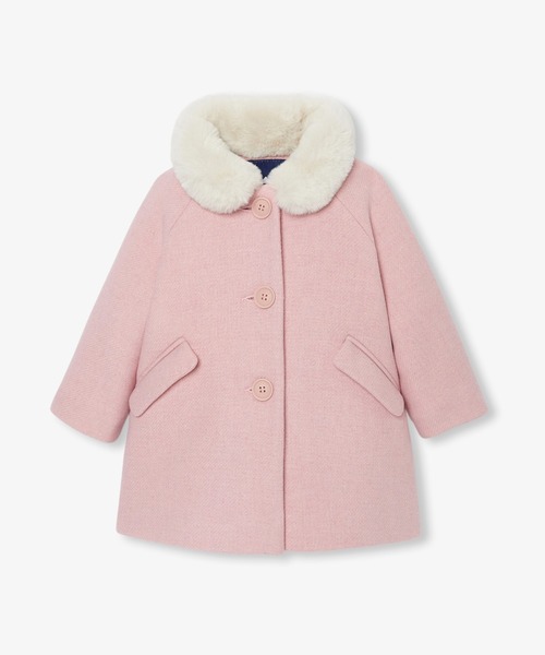 jacadi（ジャカディ） テーラードジャケット アウター フェイクファー