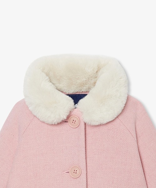 jacadi（ジャカディ） テーラードジャケット アウター フェイクファー