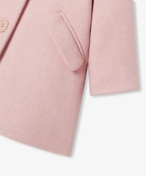 jacadi（ジャカディ） テーラードジャケット アウター フェイクファー