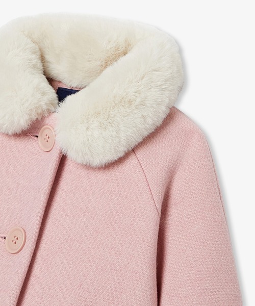 jacadi（ジャカディ） テーラードジャケット アウター フェイクファー