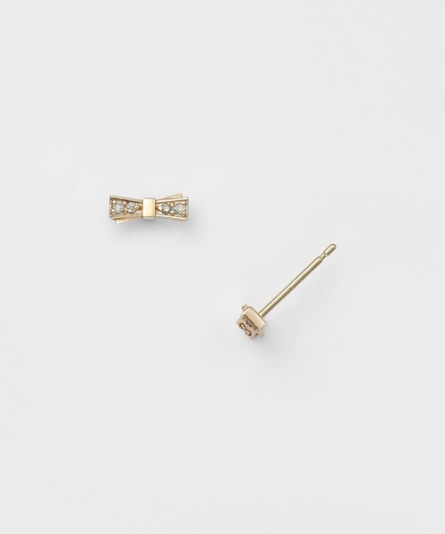 agete（アガット） ピアス K10ダイヤモンドピアス（0.02ct）「インスタ