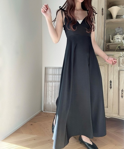 「Meiru」 キャミソールワンピース MEDIUM アイボリー レディース_画像9