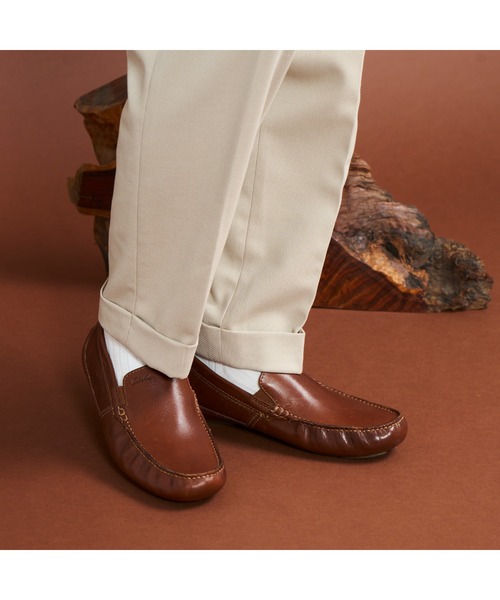 Clarks（クラークス） ローファー UK6 ブラウン メンズ : ZOZOTOWN