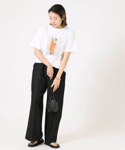 「journal standard L'essage」 イージーパンツ 36 グリーン レディース_画像9