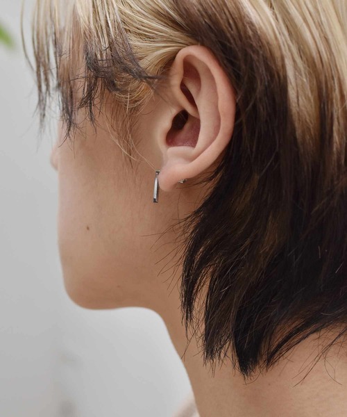 LHME 「LHME」 ピアス（両耳用） ONE SIZE シルバー レディース