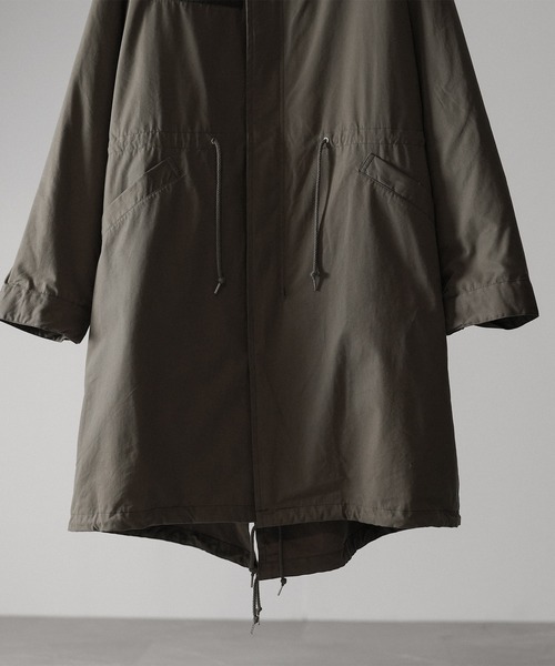 「RUUBON」 モッズコート S ベージュ メンズ_画像3