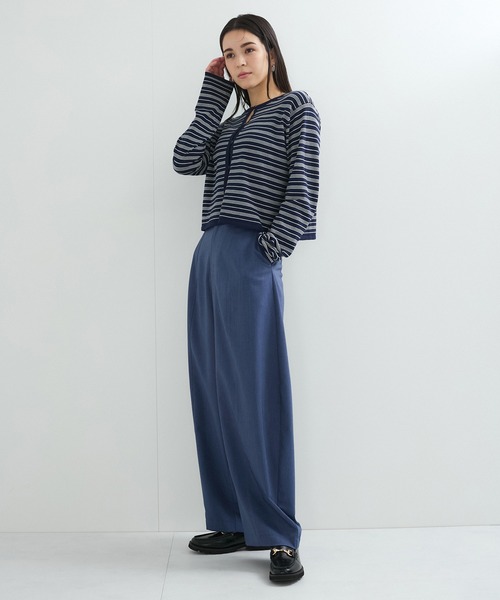 「LE CERCLE par rope'」 ニットカーディガン FREE レッド レディース_画像3