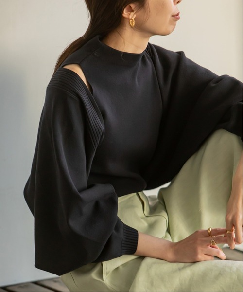 「NOBLE」 ボレロ - ネイビー レディース_画像9