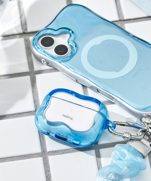 【美品】AirPods Pro 2 lightning端子、iFaceケース付き iFace 公式 AirPods Pro 第2世代 第1世代 ケース クリア 第3世代 透明