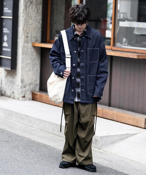 Rocky Monroe（ロッキーモンロー） カバーオール M ブルー メンズ