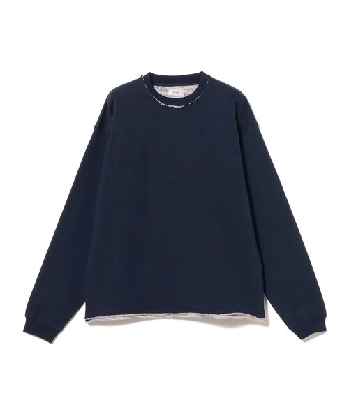 BEAMS（ビームス） トレーナー スウェット カスリ染め クルーネック