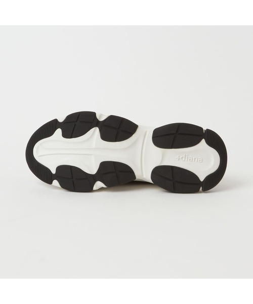 「+diana」 ハイカットスニーカー 24.0cm アイボリー レディース_画像6