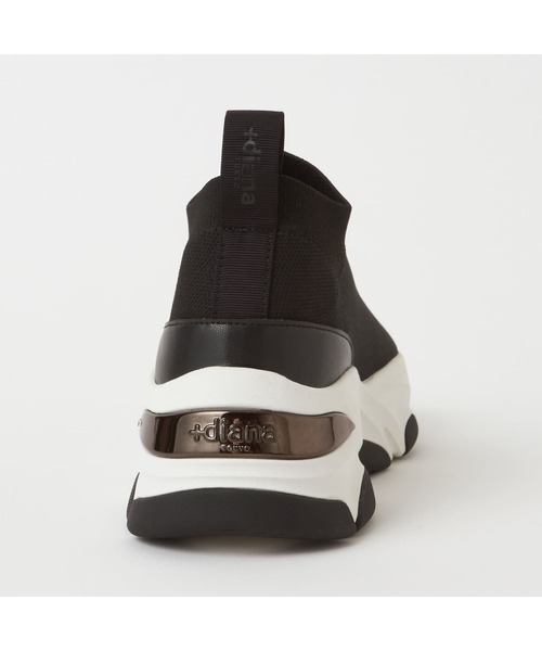 「+diana」 ハイカットスニーカー 24.0cm アイボリー レディース_画像7