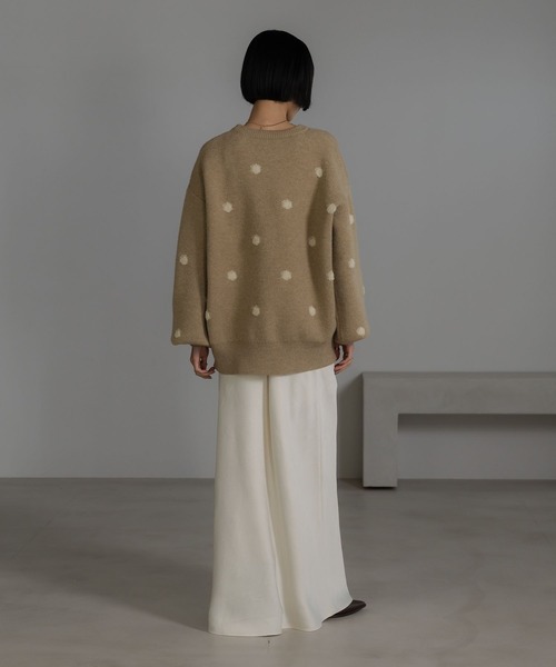 LOWRYS FARM（ローリーズファーム） ニット セーター ドットジャガード