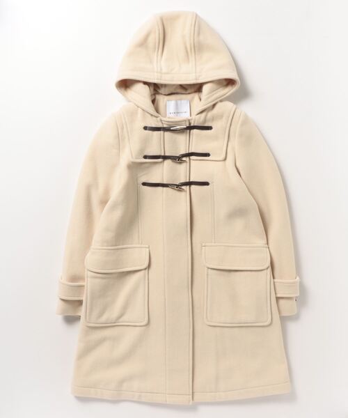 「quaranciel」 ダッフルコート 38 ベージュ レディース_画像2