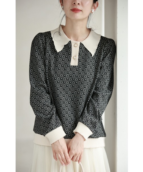 「CAWAII」 長袖カットソー FREE ブラック レディース_画像2