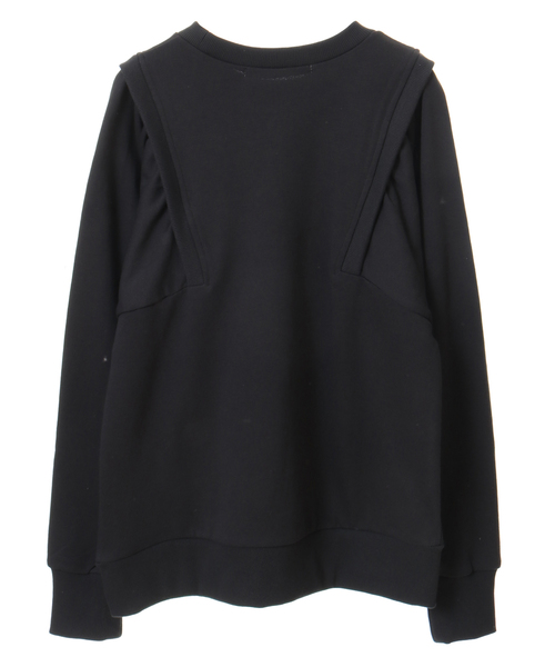 「MELROSE claire」 スウェットカットソー FREE オフホワイト レディース_画像3