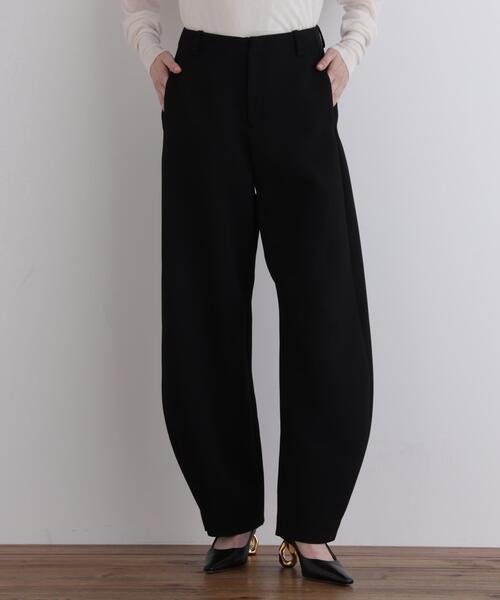 値引き！ LE PHIL ブラック スリムフィットパンツ　今季購入　新品札付き LE PHIL（ル フィル） ワイドパンツ パンツ 入学式 卒業式 卒園式