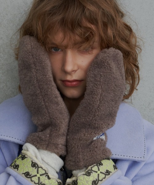 「Unitage」 手袋 FREE ライトパープル レディース_画像2