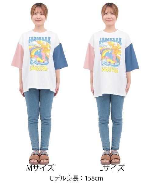 チチカカ（TITICACA） tシャツ カラフルソンクラーンプリントTシャツ