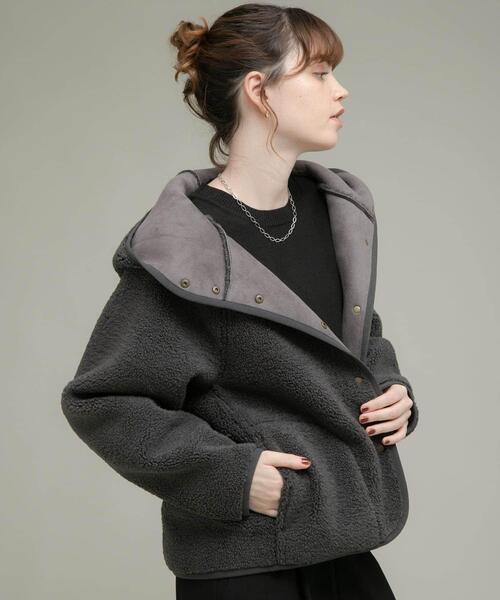 「URBAN RESEARCH Sonny Label」 ジャケット 36 チャコールグレー レディース_画像5