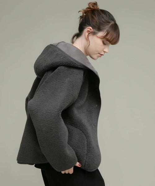 「URBAN RESEARCH Sonny Label」 ジャケット 36 チャコールグレー レディース_画像9