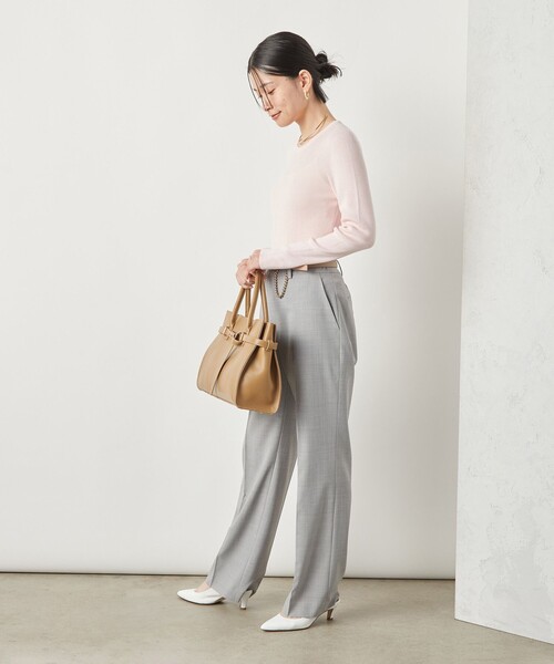 「NOLLEY'S Sophi」 長袖ニット 38 ベビーピンク レディース_画像7