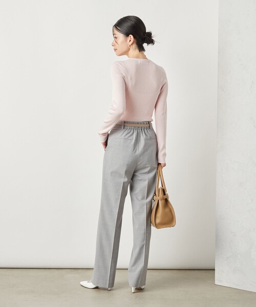 「NOLLEY'S Sophi」 長袖ニット 38 ベビーピンク レディース_画像9