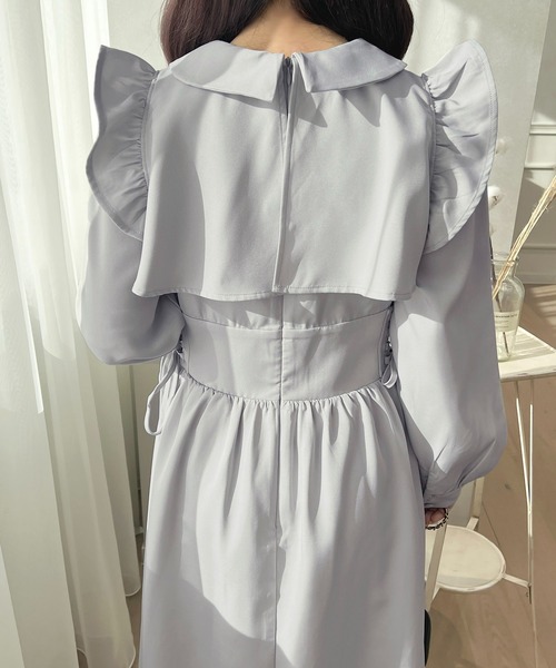 「apres jour」 長袖ワンピース フリー ピンクベージュ レディース_画像9