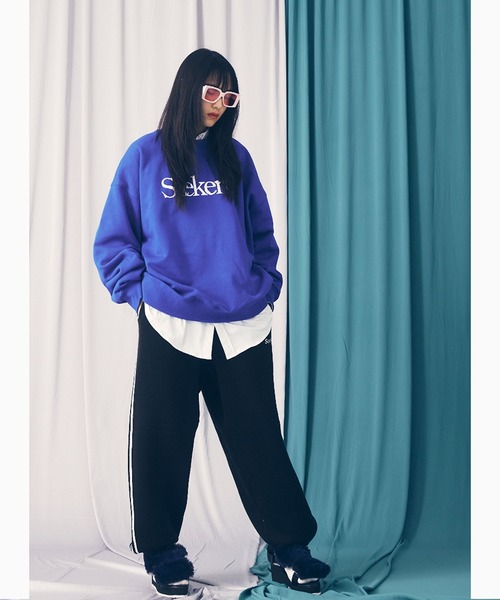 SeeSew トレーナー スウェット 「UNISEX」Seeker LOGO SWEAT/ロゴ