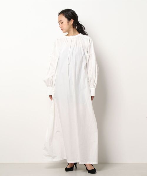 「enchainement」 長袖ワンピース フリー グレー レディース_画像5