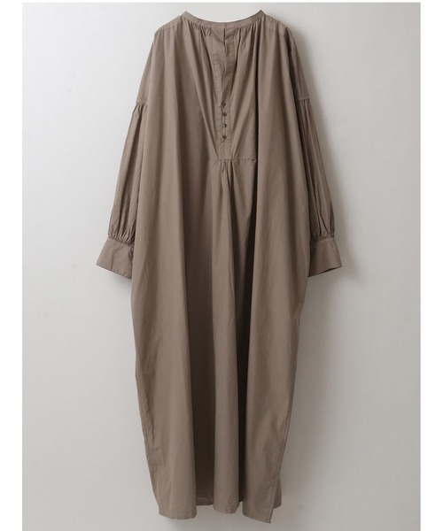 「enchainement」 長袖ワンピース フリー グレー レディース_画像9