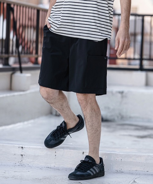 CAMBIO（カンビオ） パンツ mp14531-stretch Nylon Short Pants