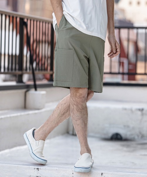 CAMBIO（カンビオ） パンツ mp14531-stretch Nylon Short Pants