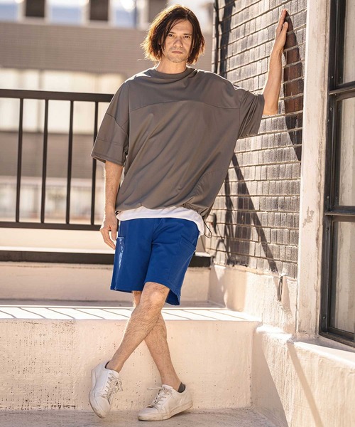 CAMBIO（カンビオ） パンツ mp14531-stretch Nylon Short Pants