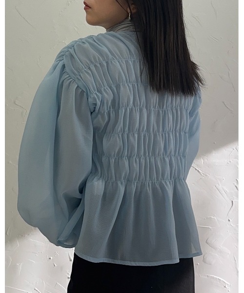 「leimn」 長袖ブラウス M アイボリー レディース_画像5