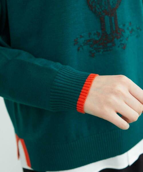 「FRAPBOIS」 長袖ニット 1 グレー レディース_画像6