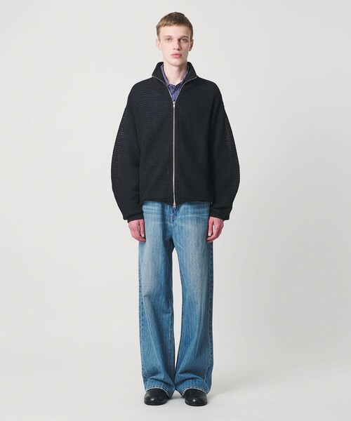 【美品】beauty & youth ドライバーズニット monkey time BEAUTY＆YOUTH UNITED ARROWS シャツ リネン ドライバーズ