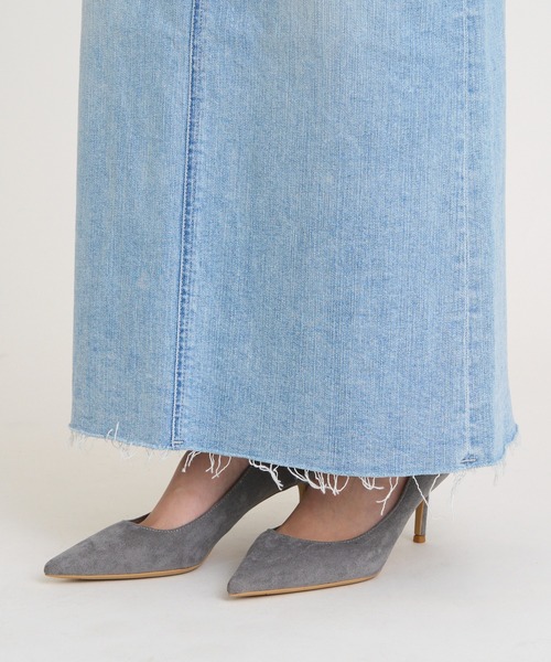 ヤヌーク　ダークブルー デニム ロングスカート WOMENSスカート | YANUK ONLINE STORE