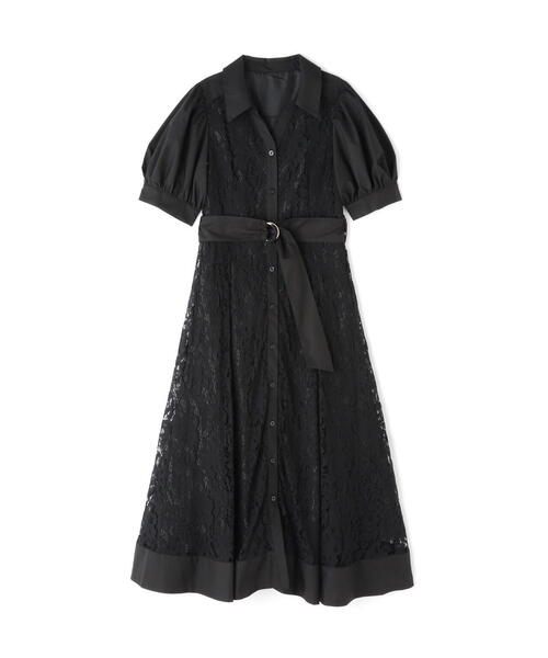 「PROPORTION BODY DRESSING」 半袖ワンピース SMALL ブラック レディース_画像2