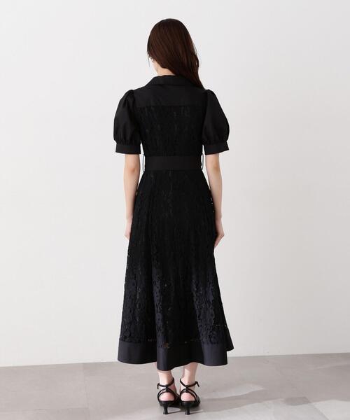 「PROPORTION BODY DRESSING」 半袖ワンピース SMALL ブラック レディース_画像9