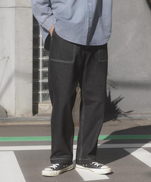 「ITEMS URBANRESEARCH」 パンツ MEDIUM ベージュ メンズ