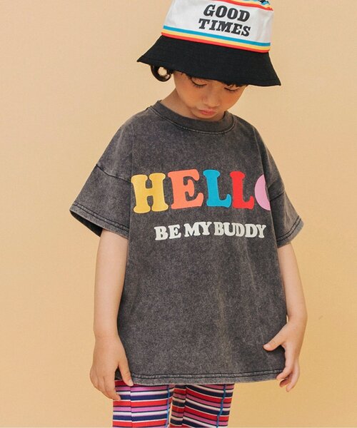 BREEZE（ブリーズ） tシャツ Im Jelly ピグメント加工ロゴTシャツ_