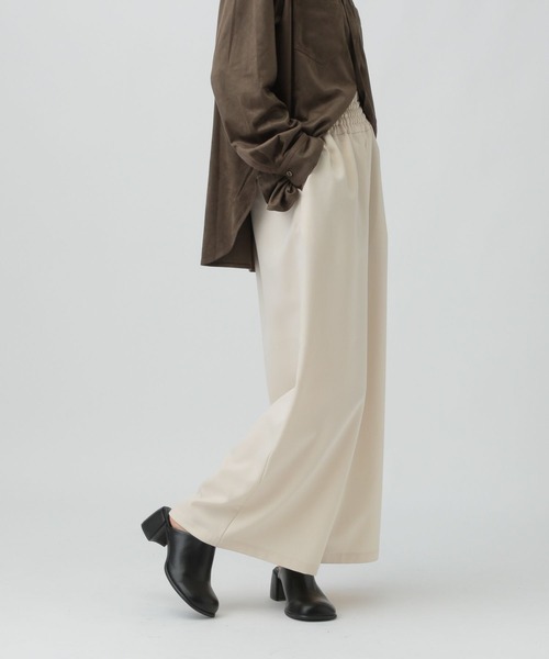 「LEPSIM」 イージーパンツ FREE ブラック レディース_画像4