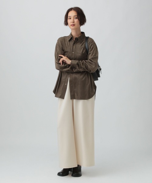 「LEPSIM」 イージーパンツ FREE ブラック レディース_画像7