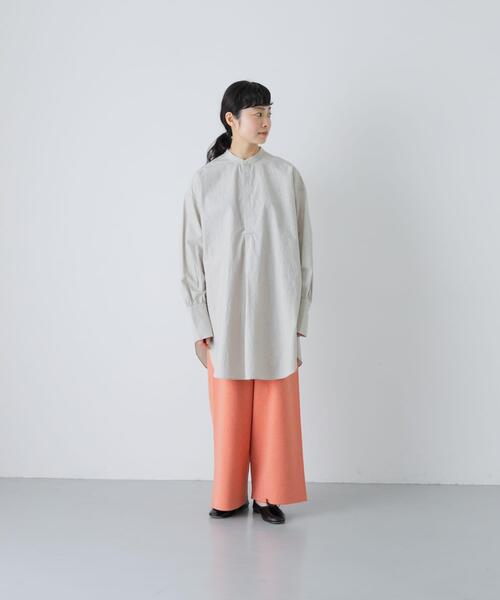 かぐれ ブラウス シャツ コットンチュニックシャツ レディース