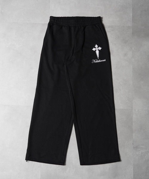 Sweatscollective 黒 ショーツ スウェットパンツXL ワイドパンツ スウェットパンツ ジャージ 「セットアップ可能」クロス