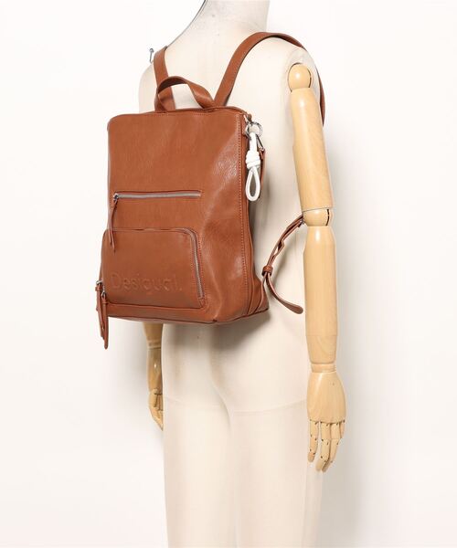 「Desigual」 2WAYバッグ FREE ブラウン レディース_画像6