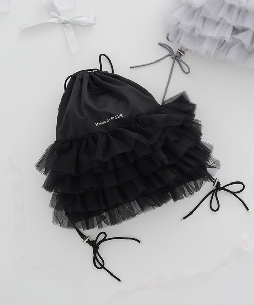 Maison de FLEUR（メゾンドフルール） デイバック リュック チュール